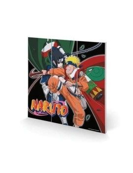 NARUTO - Training to Surpass the Other - Impression sur bois 30X30cm Pyramid 1 - Culture-Pop-France
