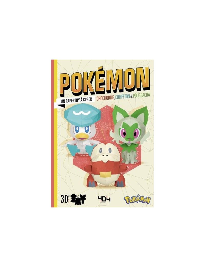 POKEMON CHOCHODILE/COIFFETON/POUSSACHA - UN PAPERTOY A CREER 1 - Culture-Pop-France POKEMON CHOCHODILE/COIFFETON/POUSSACHA - UN PAPERTOY A CREER 1 - Culture-Pop-France