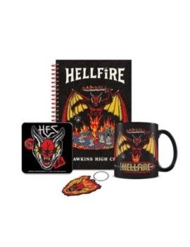 STRANGER THINGS - Bumper Gift Set -Mug, sous verre, Porte-clé & Carnet Pyramid 1 - Culture-Pop-France
