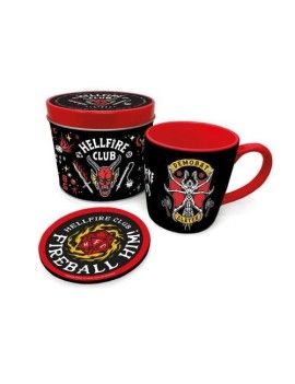 STRANGER THINGS - Hellfire Club - Box métal, mug & sous verre Pyramid 1 - Culture-Pop-France