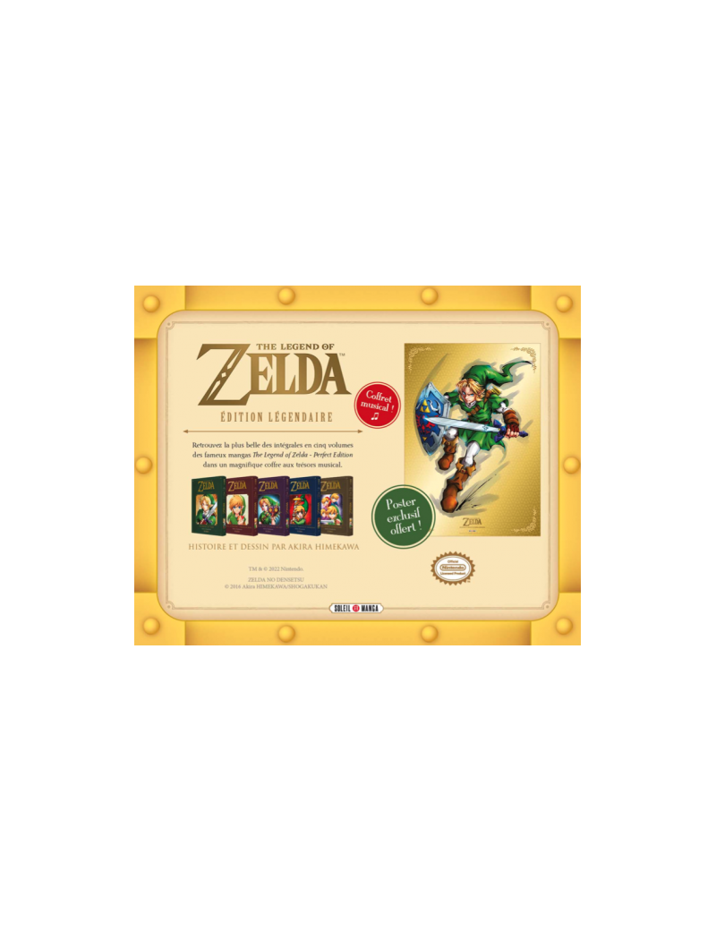THE LEGEND OF ZELDA - INTEGRALE - COFFRET COLLECTOR 1 - Culture-Pop-France THE LEGEND OF ZELDA - INTEGRALE - COFFRET COLLECTOR 1 - Culture-Pop-France