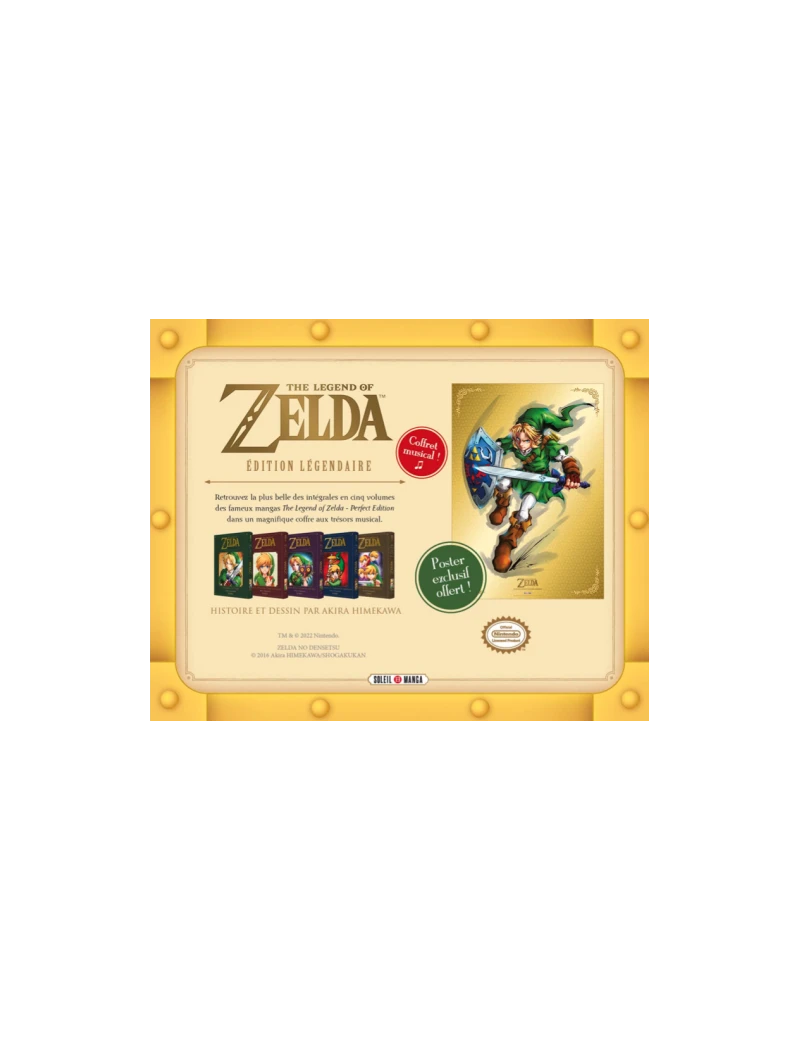 THE LEGEND OF ZELDA - INTEGRALE - COFFRET COLLECTOR 1 - Culture-Pop-France THE LEGEND OF ZELDA - INTEGRALE - COFFRET COLLECTOR 1 - Culture-Pop-France