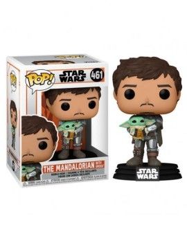 THE MANDALORIAN - POP N° 461 - Mando Holding Child Funko 1 - Culture-Pop-France