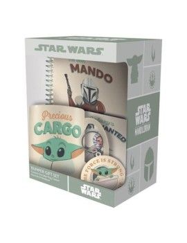 THE MANDALORIAN - Bumper Gift Set -Mug, sous verre, Porte-clé & Carnet Pyramid 1 - Culture-Pop-France