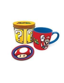 SUPER MARIO - Let's go - Box métal, mug & sous verre Pyramid 1 - Culture-Pop-France