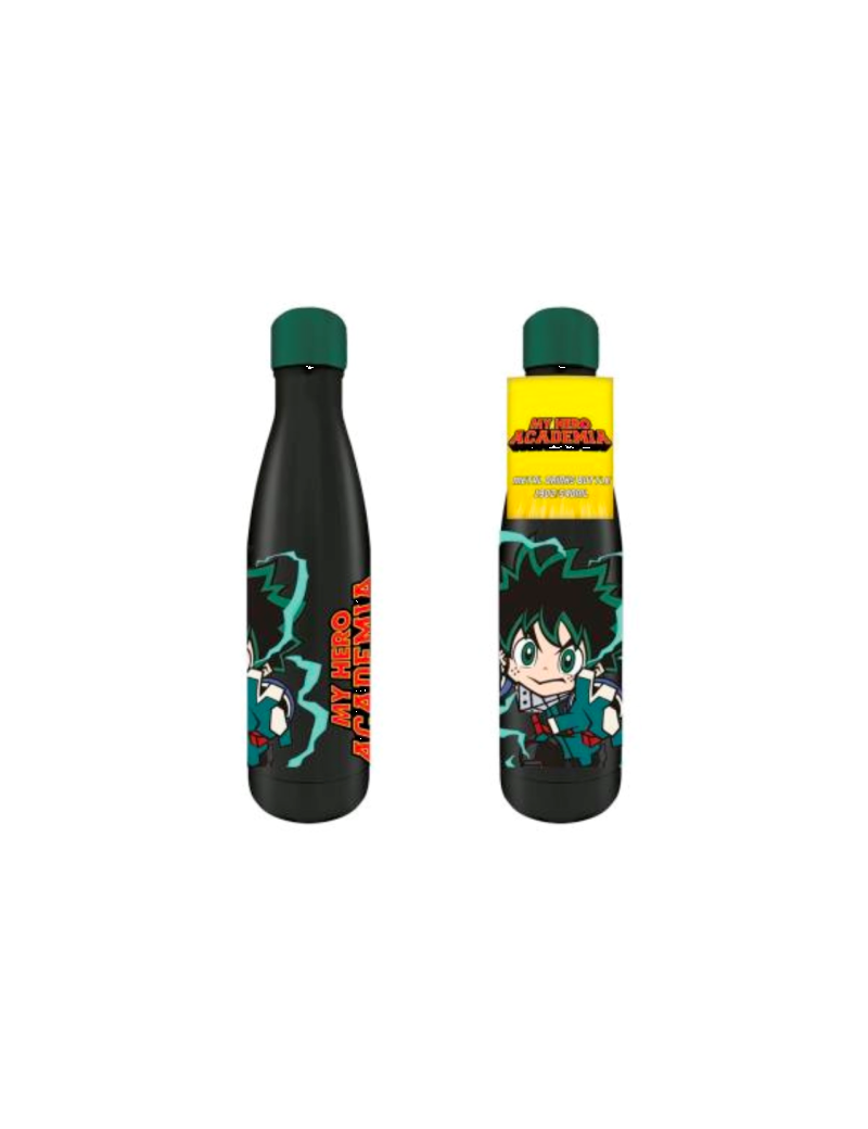 MY HERO ACADEMIA - Izuku Midoriya - Bouteille en métal Pyramid 1 - Culture-Pop-France MY HERO ACADEMIA - Izuku Midoriya - Bouteille en métal Pyramid 1 - Culture-Pop-France