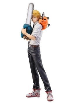 CHAINSAW MAN - Denji & Pochita - Statuette S-Fire 24cm Sega 1 - Culture-Pop-France
