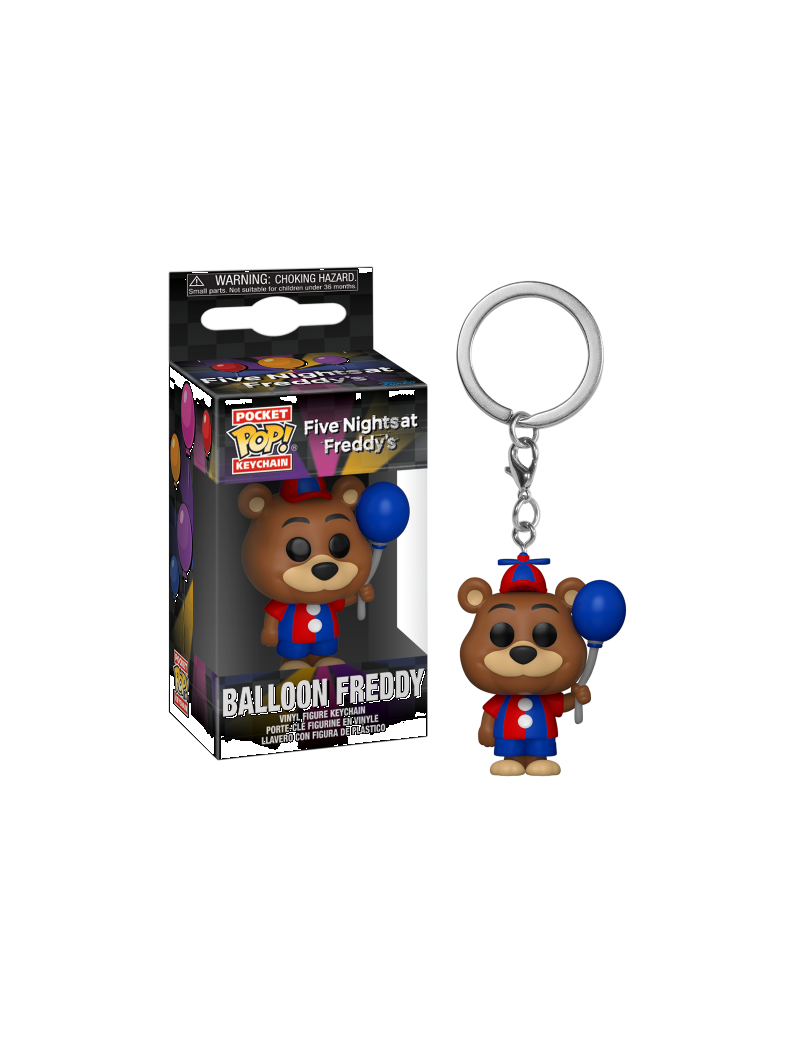 FNAF SECURITY BREACH - Pocket Pop Keychains - Balloon Freddy Funko 1 - Culture-Pop-France FNAF SECURITY BREACH - Pocket Pop Keychains - Balloon Freddy Funko 1 - Culture-Pop-France