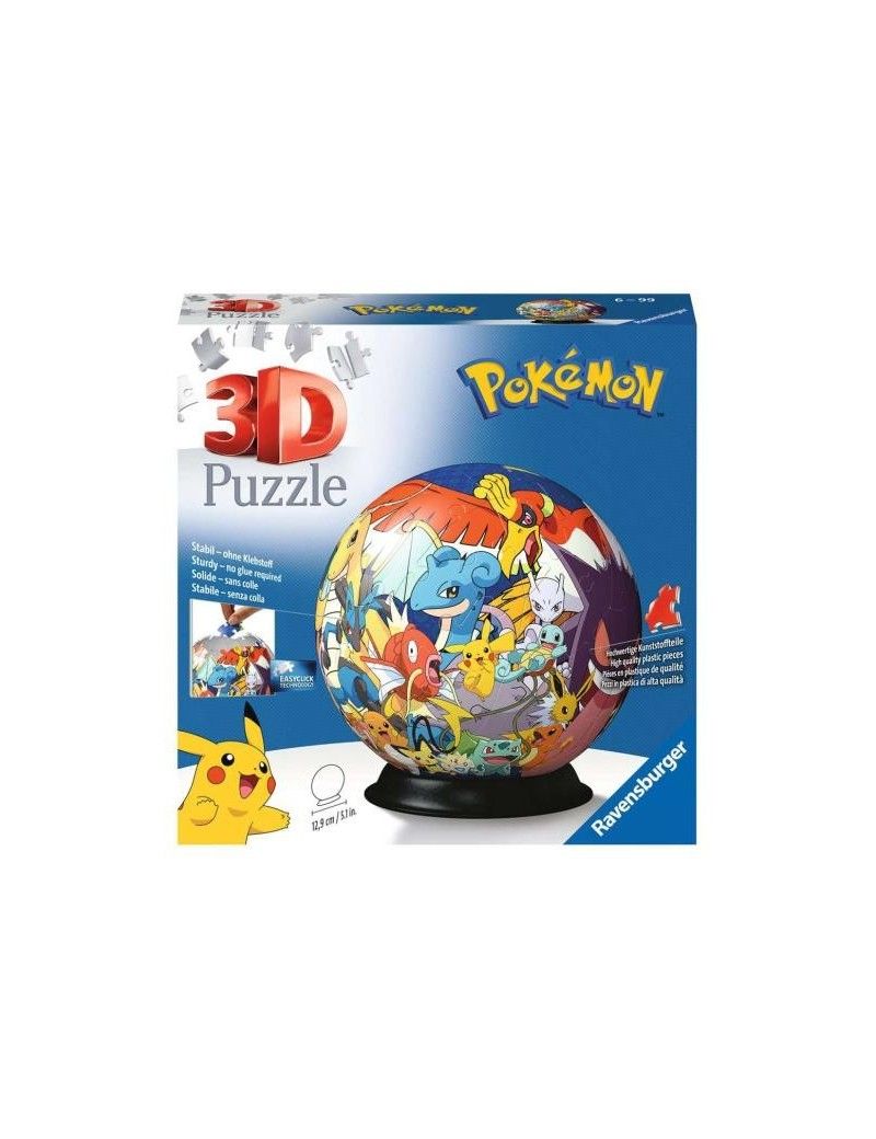 POKEMON - Puzzle 3D - Rond 72p 1 - Culture-Pop-France POKEMON - Puzzle 3D - Rond 72p 1 - Culture-Pop-France