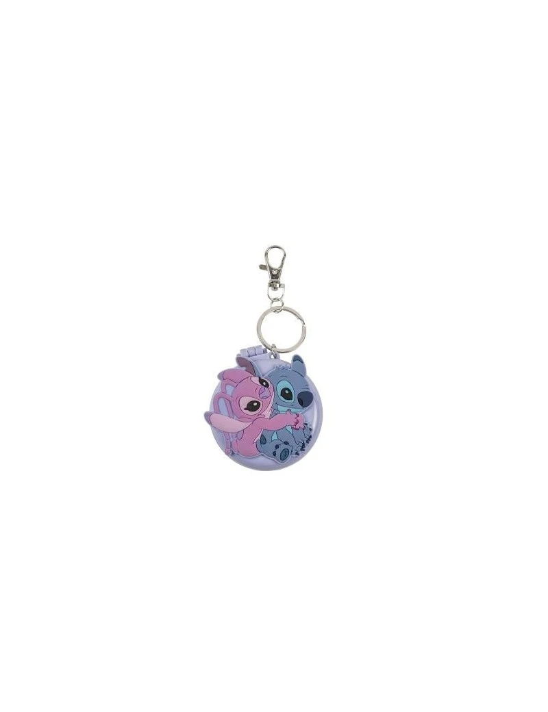 STITCH & ANGEL - Compact Brosse à Cheveux & Miroir en Porte-Clé 1 - Culture-Pop-France STITCH & ANGEL - Compact Brosse à Cheveux & Miroir en Porte-Clé 1 - Culture-Pop-France
