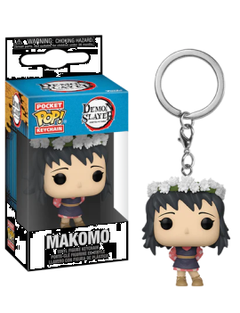 DEMON SLAYER - Pocket Pop Keychains - Makomo (Flower Headdress) Funko 1 - Culture-Pop-France