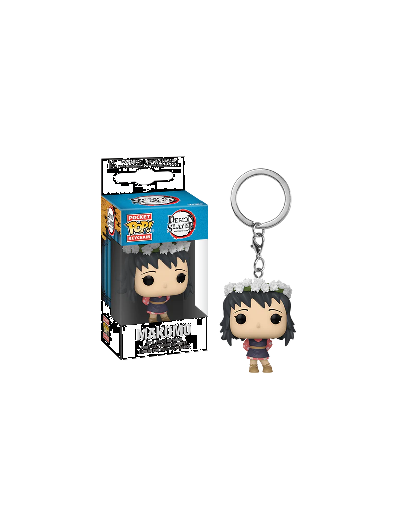 DEMON SLAYER - Pocket Pop Keychains - Makomo (Flower Headdress) Funko 1 - Culture-Pop-France DEMON SLAYER - Pocket Pop Keychains - Makomo (Flower Headdress) Funko 1 - Culture-Pop-France