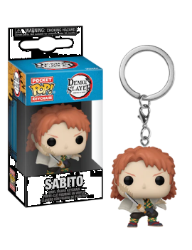 DEMON SLAYER - Pocket Pop Keychains - Sabito (No Mask) Funko 1 - Culture-Pop-France