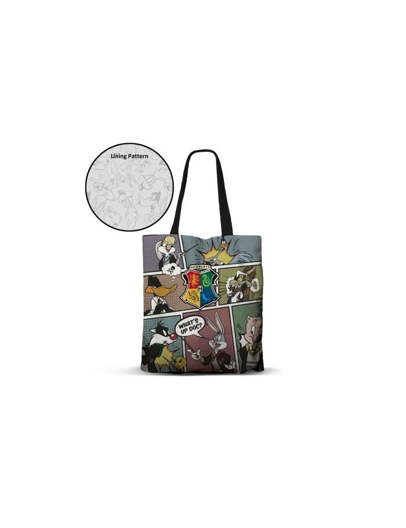 LOONEY TUNES Ã Poudlard - Tote Bag Premium '40x33x1cm' Karactermania 1 - Culture-Pop-France LOONEY TUNES Ã Poudlard - Tote Bag Premium '40x33x1cm' Karactermania 1 - Culture-Pop-France