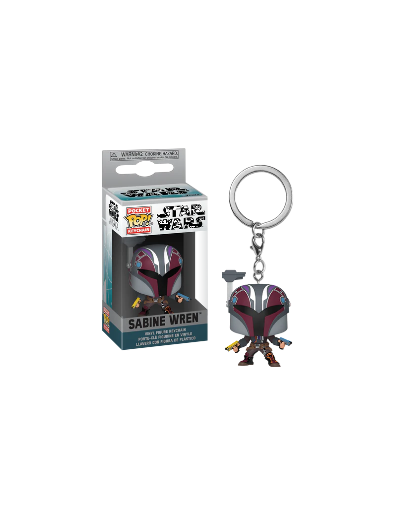 AHSOKA - Pocket Pop Keychains - Sabine Wren Funko 1 - Culture-Pop-France AHSOKA - Pocket Pop Keychains - Sabine Wren Funko 1 - Culture-Pop-France