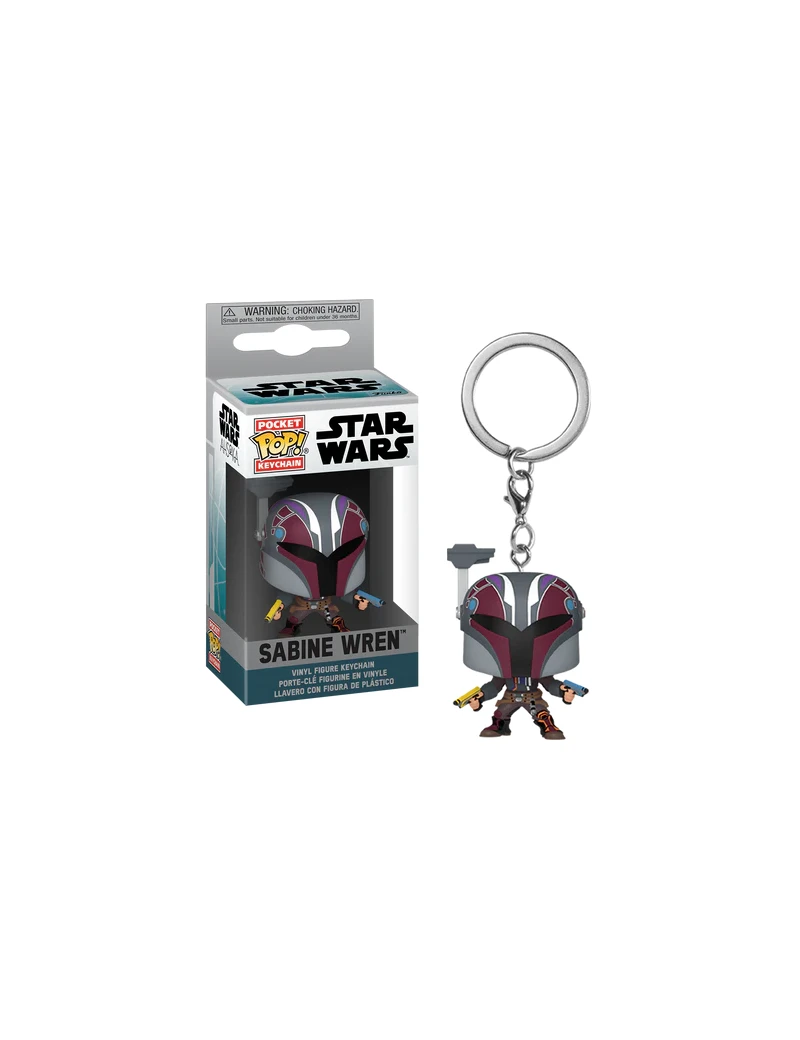AHSOKA - Pocket Pop Keychains - Sabine Wren Funko 1 - Culture-Pop-France AHSOKA - Pocket Pop Keychains - Sabine Wren Funko 1 - Culture-Pop-France
