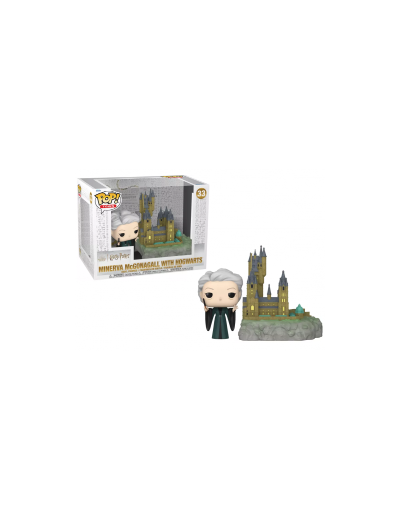 HARRY POTTER - POP TOWN N° 33 - 20ème Anniv. - Minerva avec Poudlard Funko 1 - Culture-Pop-France HARRY POTTER - POP TOWN N° 33 - 20ème Anniv. - Minerva avec Poudlard Funko 1 - Culture-Pop-France