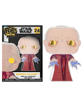 STAR WARS - Pop Large Enamel Pin N° 24 - Unhooded Palpatine Funko 1 - Culture-Pop-France