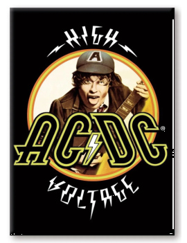AC/DC - High Voltage - aimant 6.3x8.9cm 1 - Culture-Pop-France