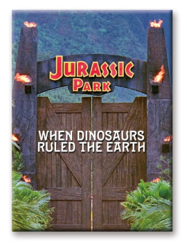 JURASSIC PARK - Portails - aimant 6.3x8.9cm 1 - Culture-Pop-France