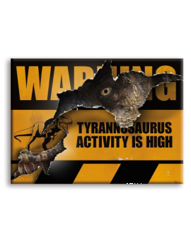 JURASSIC WORLD - Panneau T-Rex - aimant 6.3x8.9cm 1 - Culture-Pop-France