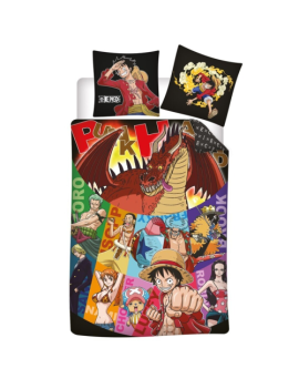 ONE PIECE - Punk Hazard - Parure de lit 140x200cm - '100% microfibre' AyMax 1 - Culture-Pop-France