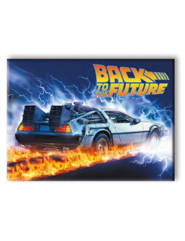 RETOUR VERS LE FUTUR - Burn Out - aimant 6.3x8.9cm 1 - Culture-Pop-France
