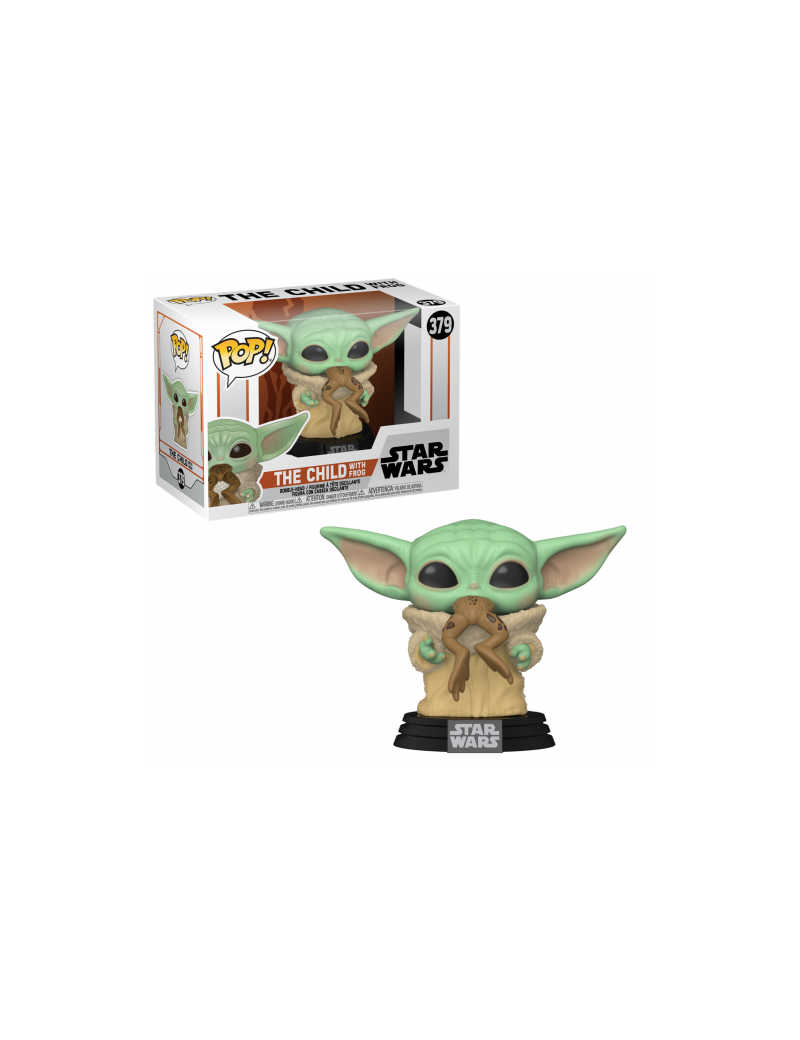 Figurine Grogu mangeant une grenouille THE MANDALORIAN Star Wars