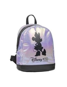DISNEY 100 Ans - Minnie - Mini Sac à Dos Similicuir Nacré Cerda 1 - Culture-Pop-France