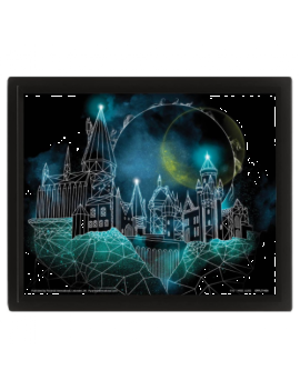 HARRY POTTER - Poudlard Géométrique - Art Mural Pyramid 1 - Culture-Pop-France