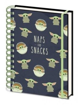 STAR WARS - Snacks and Naps - Notebook A5 Pyramid 1 - Culture-Pop-France
