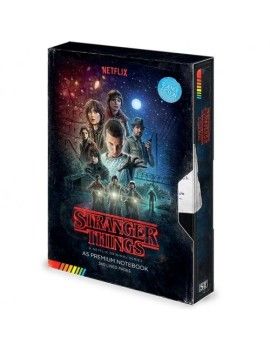 STRANGER THINGS - VHS - Notebook A5 Premium Pyramid 1 - Culture-Pop-France