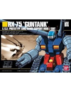 GUNDAM - HGUC 1/144 RX-75 Guntank E.F.S.F. Mobile Suit - Model Kit Bandai Model Kit 1 - Culture-Pop-France