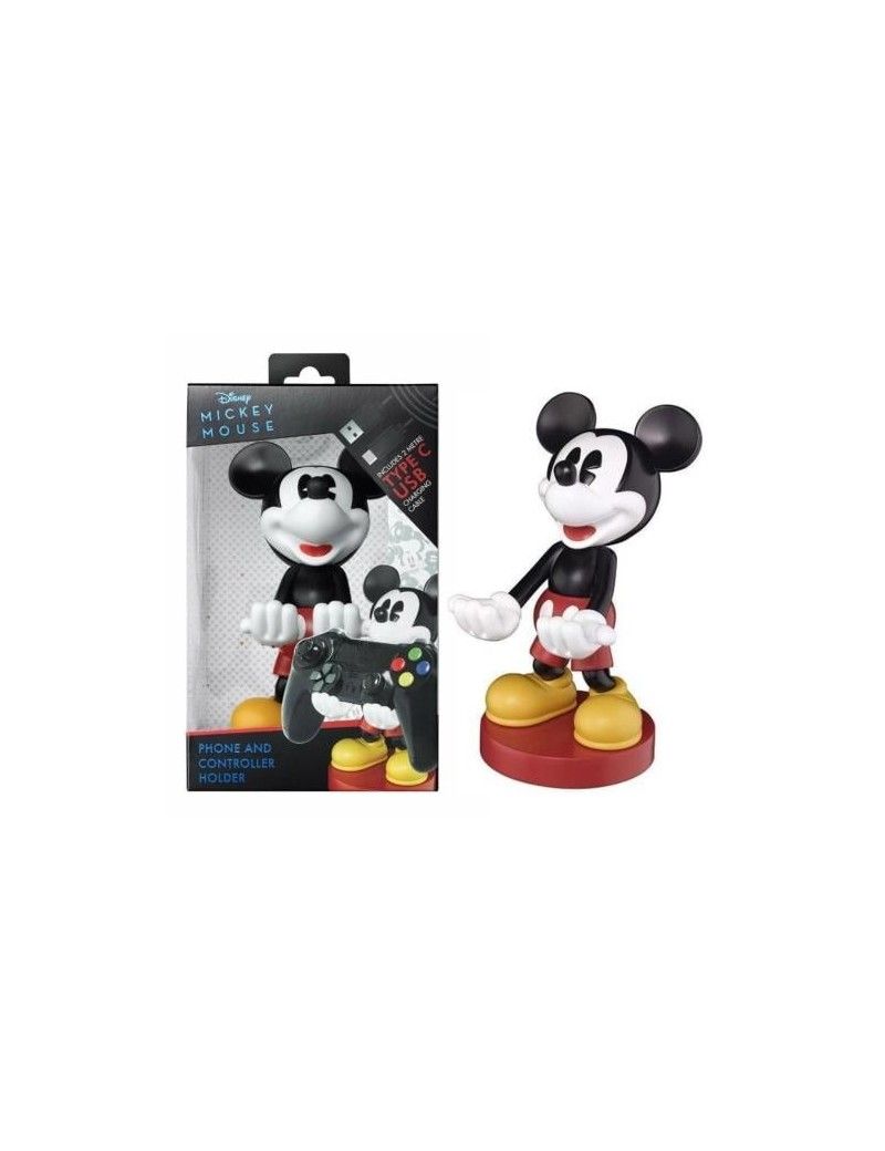 MICKEY MOUSE - Figurine 20cm - Support Manette & Portable