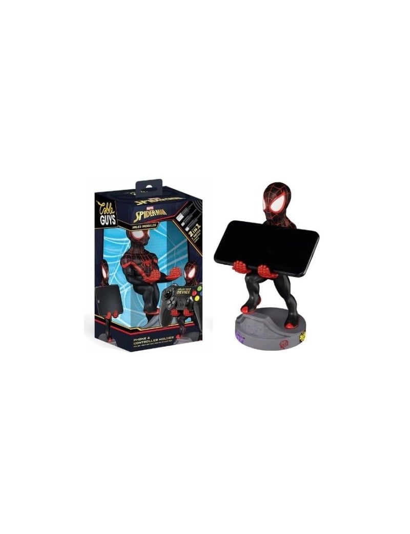 Spider-Man sur PS4 + figurine Spiderman support manette (20 cm)