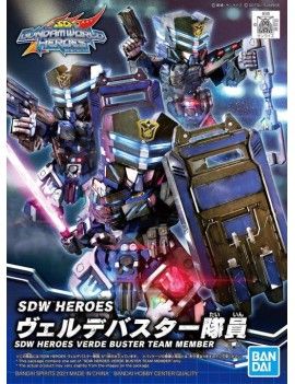 GUNDAM - SDW Heroes Verde Buster Team Member - Model Kit Bandai Model Kit 1 - Culture-Pop-France