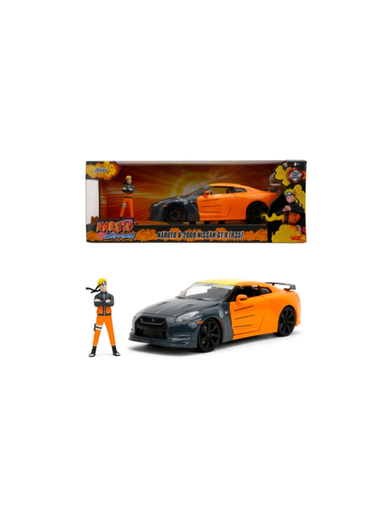 NARUTO - Naruto & 2009 Nissan GT-R (R35) - 1:24 1 - Culture-Pop-France NARUTO - Naruto & 2009 Nissan GT-R (R35) - 1:24 1 - Culture-Pop-France