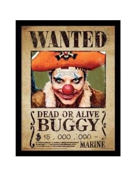 ONE PIECE LIVE ACTION - Buggy - Impression encadrée 30x40cm Pyramid 1 - Culture-Pop-France