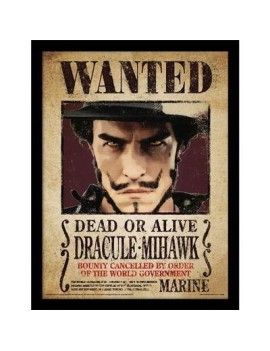ONE PIECE LIVE ACTION - Dracule Mihawk - Impression encadrée 30x40cm Pyramid 1 - Culture-Pop-France