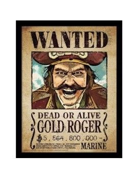 ONE PIECE LIVE ACTION - Gold Roger - Impression encadrée 30x40cm Pyramid 1 - Culture-Pop-France