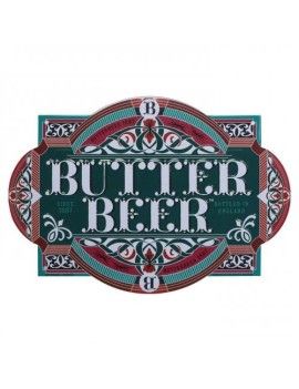 HARRY POTTER - Butter Beer - Metal Sign Fanattik 1 - Culture-Pop-France