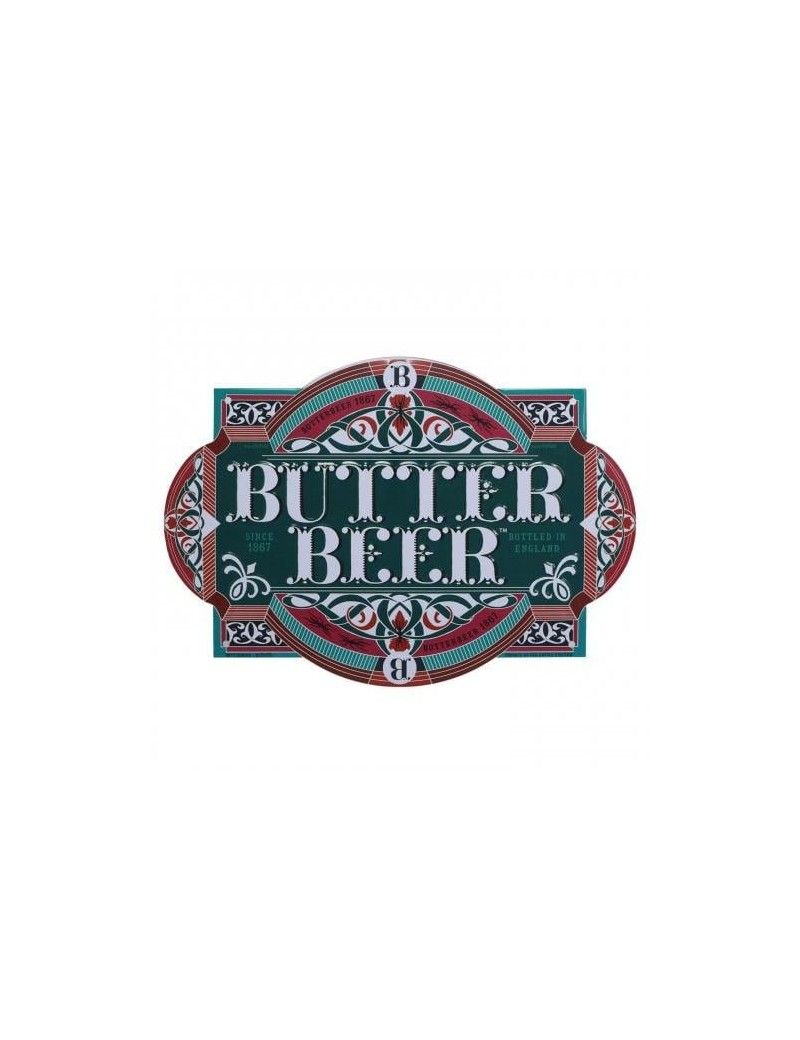 HARRY POTTER - Butter Beer - Metal Sign Fanattik 1 - Culture-Pop-France HARRY POTTER - Butter Beer - Metal Sign Fanattik 1 - Culture-Pop-France