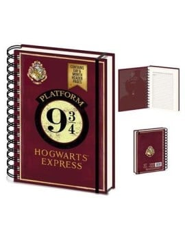Coffret cadeau avec journal et stylo Harry Potter - Karactermania