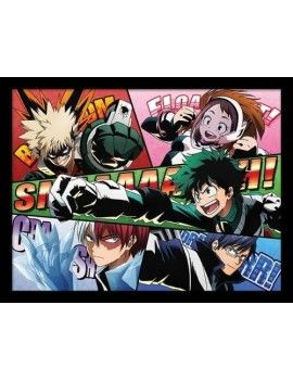 MY HERO ACADEMIA - Comic Action - Impression encadrée 30x40cm Pyramid 1 - Culture-Pop-France