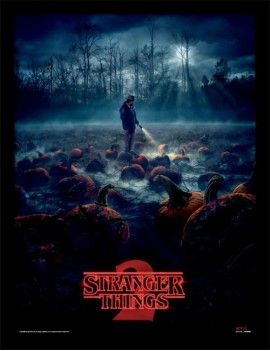STRANGER THINGS - Pumpkin Patch - Impression encadrée 30x40cm Pyramid 1 - Culture-Pop-France