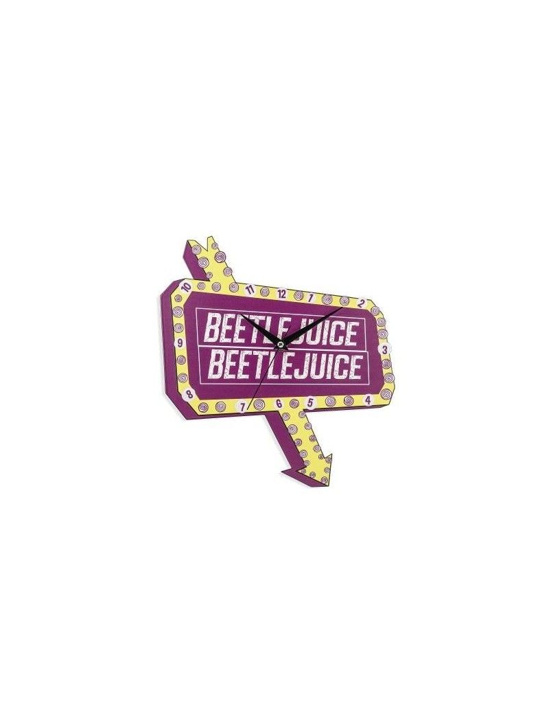 BEETLEJUICE - Sign - Horloge Murale Metal 1 - Culture-Pop-France BEETLEJUICE - Sign - Horloge Murale Metal 1 - Culture-Pop-France