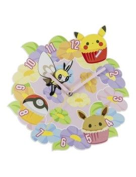 POKEMON - Flower - Horloge Murale Métal 1 - Culture-Pop-France