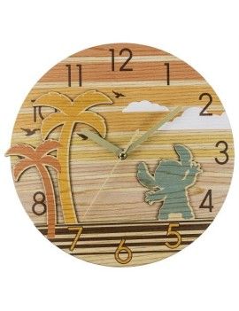 STITCH - Sunset - Horloge Murale Métal 1 - Culture-Pop-France