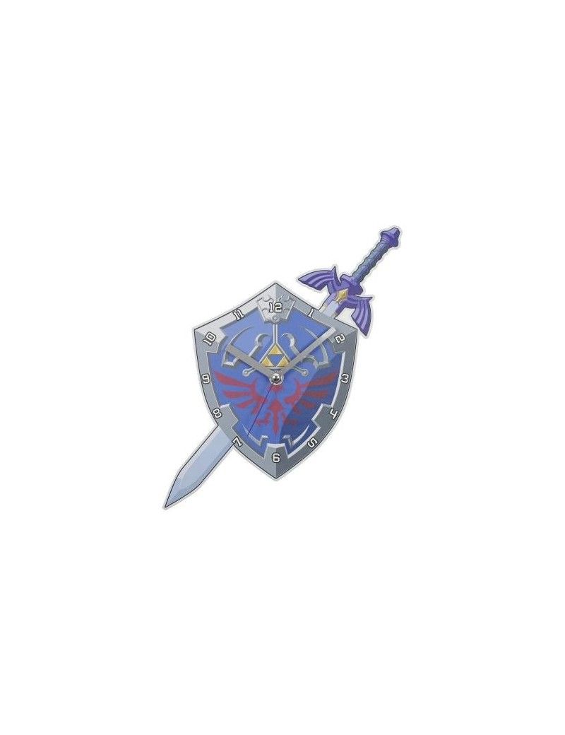 ZELDA - Shield & Sword - Horloge Murale Métal 1 - Culture-Pop-France ZELDA - Shield & Sword - Horloge Murale Métal 1 - Culture-Pop-France