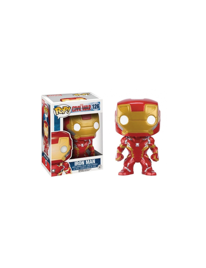 MARVEL CIVIL WARS - POP N° 126 - Iron Man Funko 1 - Culture-Pop-France MARVEL CIVIL WARS - POP N° 126 - Iron Man Funko 1 - Culture-Pop-France